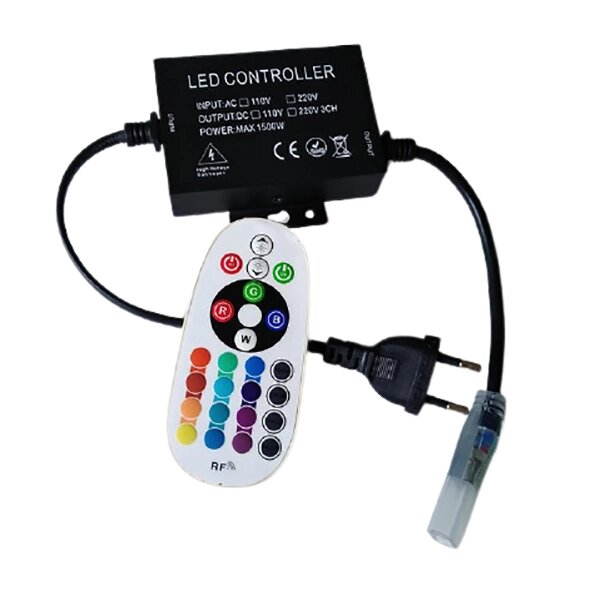 Контроллер RGB GDC-RGB-1500-NL-R-IP20-220 512118 от компании ИП Набока В.М. - фото 1