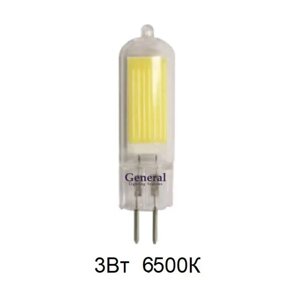Лампа 3Вт 6500К 410Лм COB-3-230-GU5.3-6500 светодиодная угол 360 686000