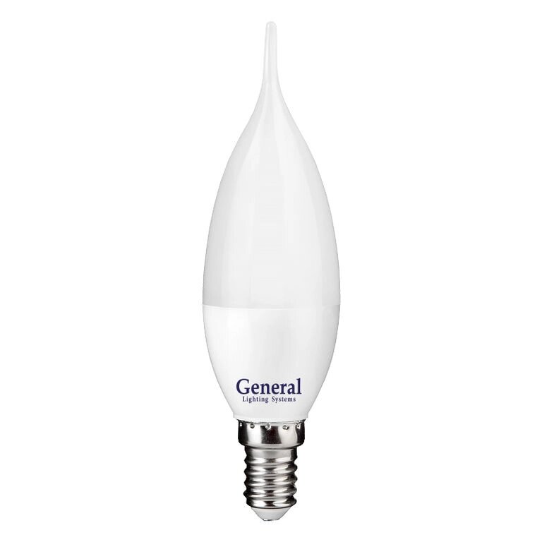 Лампа 7Вт 2700К 520Лм CFW-7-230-E14-2700 свеча на ветру светодиодная угол 280 648800 от компании ИП Набока В.М. - фото 1