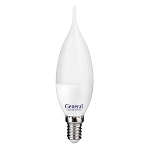 Лампа 7Вт 2700К 520Лм CFW-7-230-E14-2700 свеча на ветру светодиодная угол 280 648800