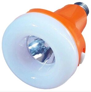 Лампа-фонарь 12Вт Е27 аварийная аккумуляторная светодиодная UFR-001 orange возможность зарядки от USB