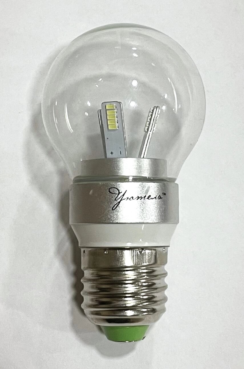 Лампа G50 7Вт 500Лм E27 360° прозрачное стекло 6000К светодиодная от компании ИП Набока В.М. - фото 1