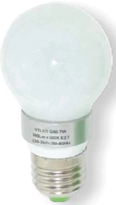 Лампа G50 9Вт 700Лм E27 360° 4500К светодиодная опаловая колба от компании ИП Набока В.М. - фото 1