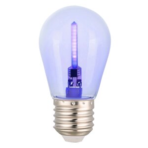 Лампа GLDEN-G45FB-5-230-E27 BLUE светодиодная 661501