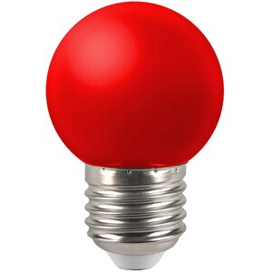 Лампа GLDEN-G45PB-5-230-E27 RED 661494