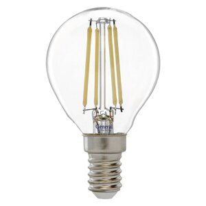 Лампа GLDEN-G45S-15-230-E14-2700 1/10/100 661428