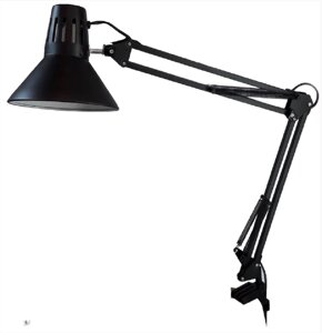 Лампа настольная UT-101 Е27 60W черная на струбцине шнур 1,5 м