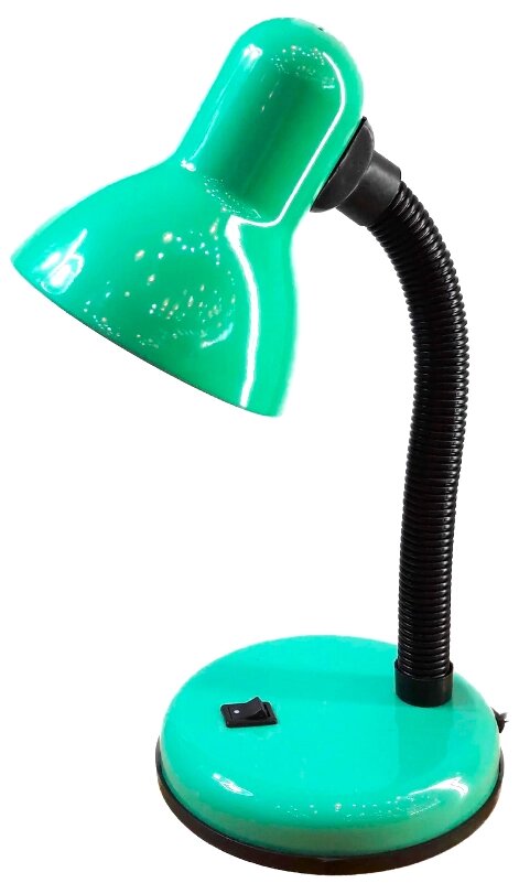 Лампа настольная UT-208А Е27 60W зеленая на металлической подставке шнур 1,5м от компании ИП Набока В.М. - фото 1