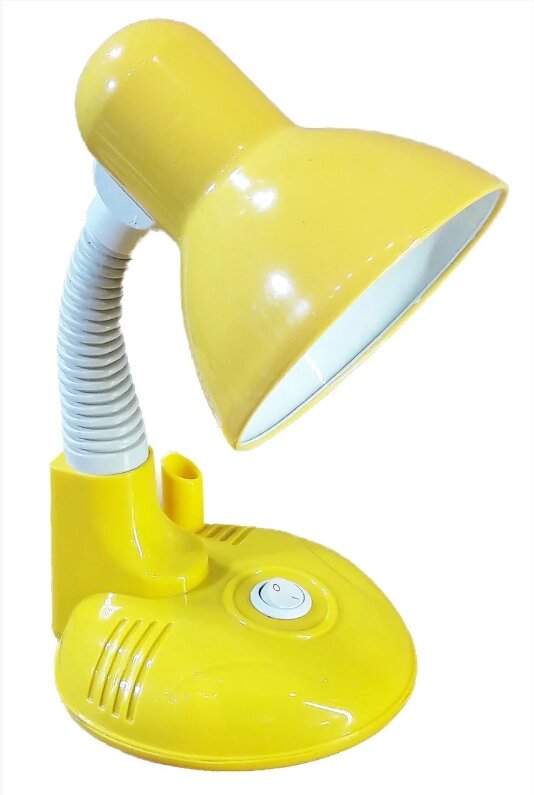 Лампа настольная UT-221 Юниор Е27 40W желтая с подставкой под ручку шнур 0,85м от компании ИП Набока В.М. - фото 1