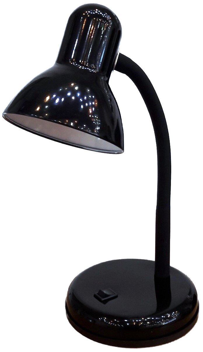 Лампа настольная UT-703В Design Е27 40W черная на подставке шнур 1,5 м Уютель от компании ИП Набока В.М. - фото 1