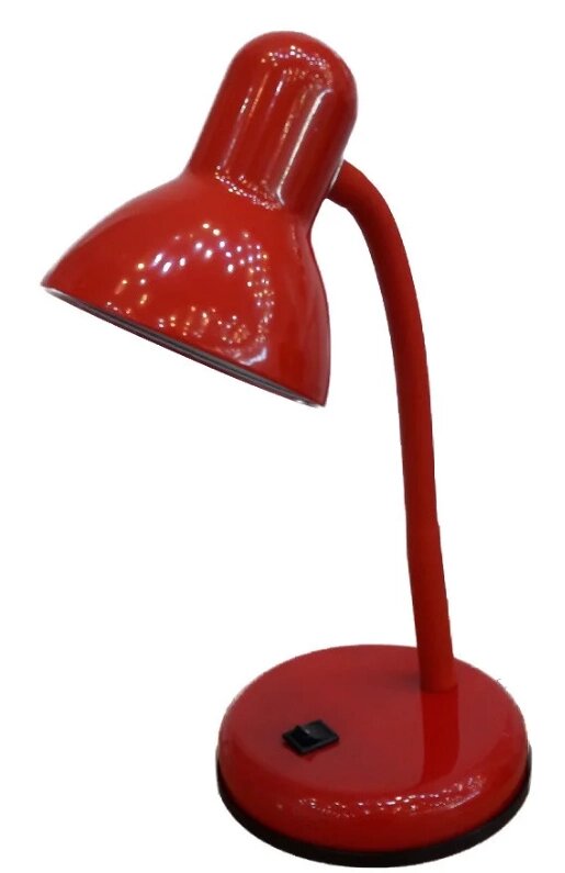 Лампа настольная UT-703В Design Е27 40W красная на подставке шнур 1,5 м от компании ИП Набока В.М. - фото 1