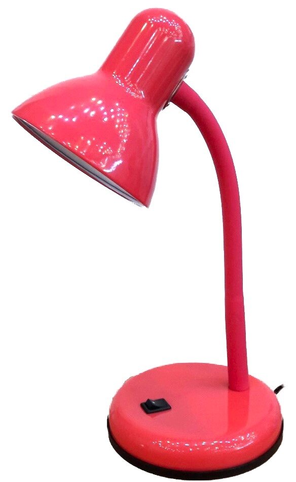 Лампа настольная UT-703В Design Е27 40W розовая на подставке шнур 1,5 м от компании ИП Набока В.М. - фото 1
