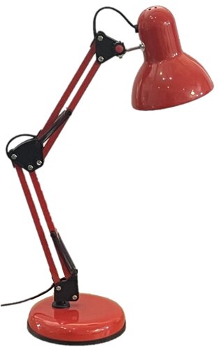 Лампа настольная UT-811 Е27 60W красная на подставке шнур 1,5 м