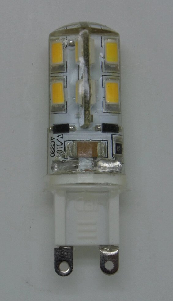 Лампа светодиодная G9 220В 6Вт 550Лм 3300К силикон Уютель от компании Уютель - фото 1