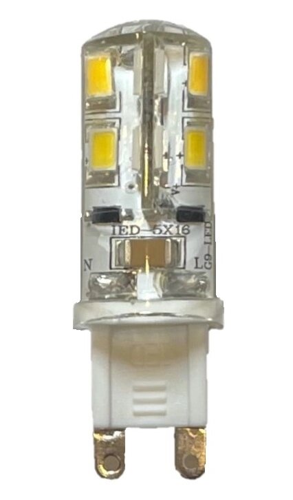 Лампа светодиодная G9 220В 6Вт 550Лм 3300К силикон от компании ИП Набока В.М. - фото 1