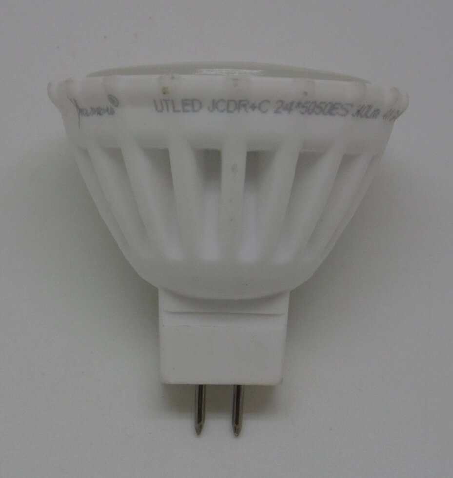 Лампа светодиодная JCDR MR16 220В 4,5Вт 340Лм GU5.3 6000К Уютель от компании Уютель - фото 1