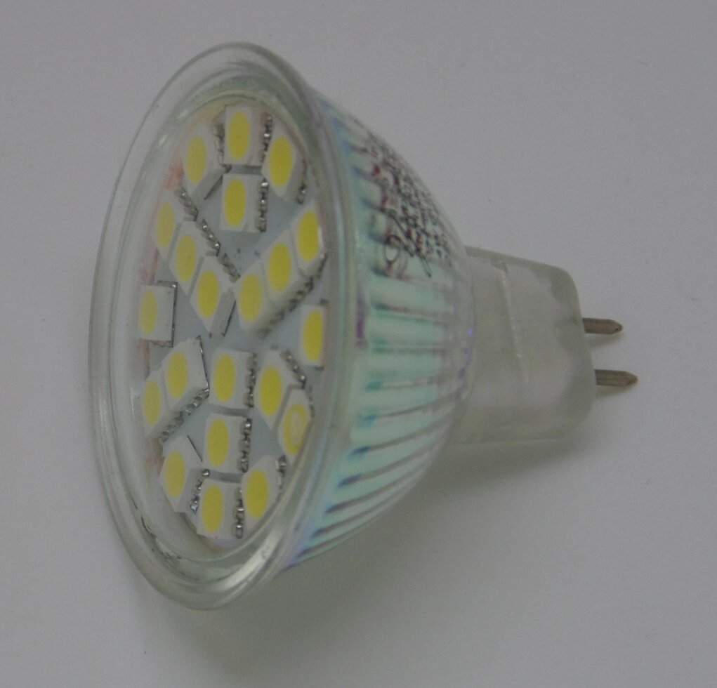 Лампа светодиодная JCDR MR16 220В 4Вт 300Лм GU5.3 6000К Уютель от компании Уютель - фото 1