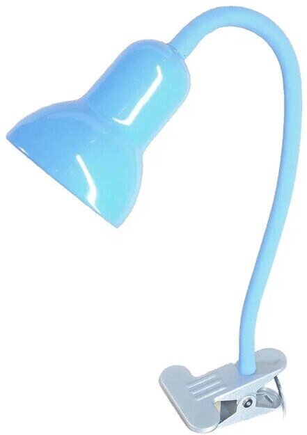 Лампа UT-702 Design синяя настольная Е27 60W на прищепке шнур с выкл. 1,5 м Уютель ##от компании## Уютель - ##фото## 1