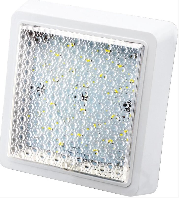 Панель 12Вт 230х37мм 6400К светодиодная накладная UTLED PANEL K Square квадрат прозрачное от компании ИП Набока В.М. - фото 1