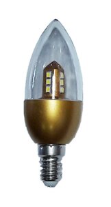 Лампа светодиодная Candle 4Вт 350Лм E14 6000К Gold D0408 Уютель