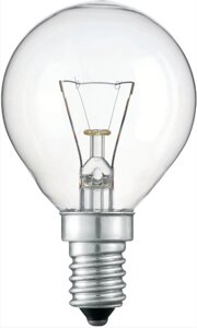 Лампа накаливания GE сфера Е14 40W прозрачная 96931