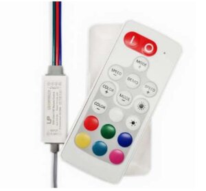 Контроллер RGB T130-S Mini RF 6A для светодиодной ленты