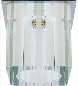 Светильник потолочный DL169 JCD9 35W G9 прозрачный хром с лампой Feron 19189