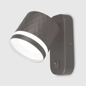 Бра GWL-GX53-M-IP20 Графит С боковым рассеивателем Кирпич 661780