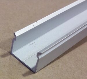 Профиль 16х12х12мм накладной 2м алюминиевый анодированный для светодиодной ленты