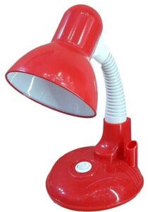 Лампа настольная UT-221 Юниор Е27 40W красная с подставкой под ручку шнур 0,85м Уютель