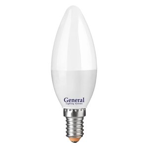 Лампа 20Вт 6500К 1270Лм E14 GLDEN-CF-20-230-E14-6500 led свеча матовая угол 280 661475