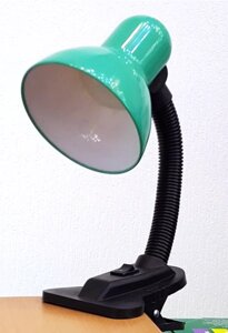 Лампа светодиодная UTLED-123 Long Pipe 8 Вт на прищепке зеленая ствол 16см шнур 1,5м