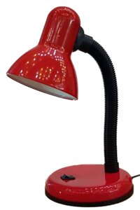 Лампа настольная UT-203В Е27 60W красная на подставке шнур 0,9м Уютель