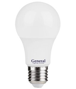 Лампа 11Вт E27 2700К светодиодная промо GLDEN-WA60P-11-230-E27-2700 Promo угол 270 610Лм General 641121 в Ростовской области от компании ИП Набока В.М.