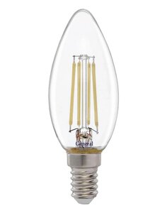 Лампа 7Вт 2700К 490Лм GLDEN-CS-7-230-E14-2700 филамент 646500 в Ростовской области от компании ИП Набока В.М.
