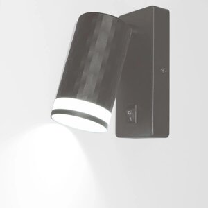 Бра GWL-GU10-M-IP20 Графит С боковым рассеивателем Кирпич 661862
