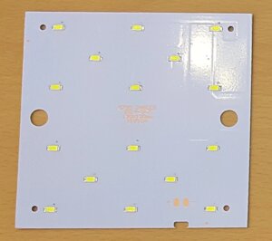 Плата светодиодная UtLed Panel 8W Квадрат 130х130мм 6000К