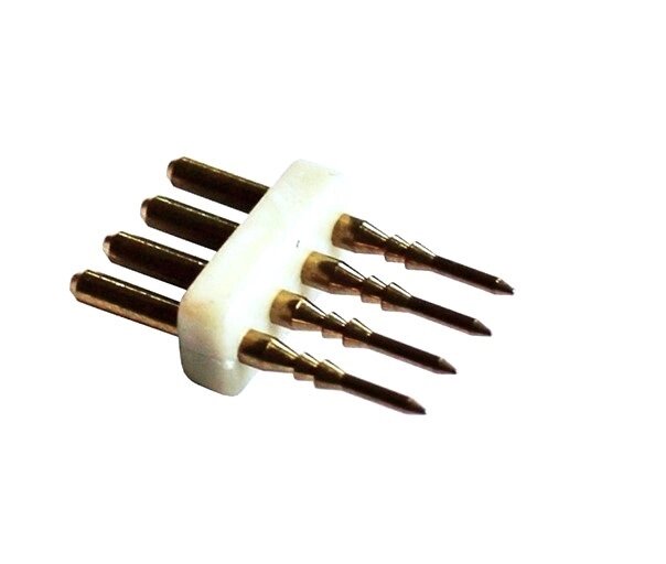 Соединитель для светодиодной ленты 230V игла RGB 4-pin от компании ИП Набока В.М. - фото 1