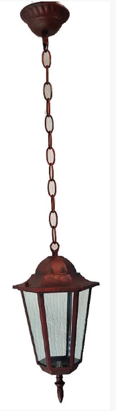 Светильник 6105 Бремен садово-парковый подвесной красная медь от компании Уютель - фото 1