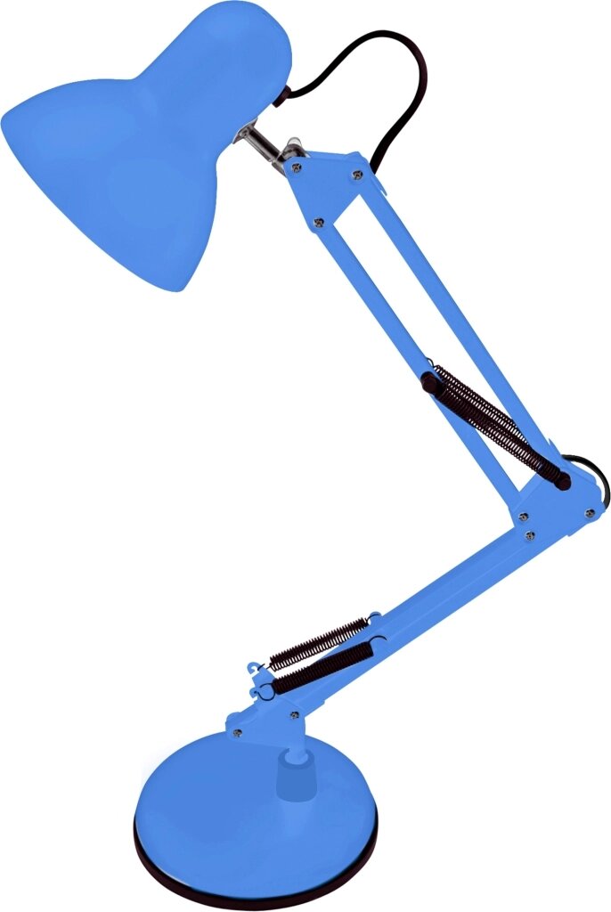 Светильник GTL-040 синий высота 60см шнур 1,2 основание+струбцина 2в1 800140 от компании ИП Набока В.М. - фото 1