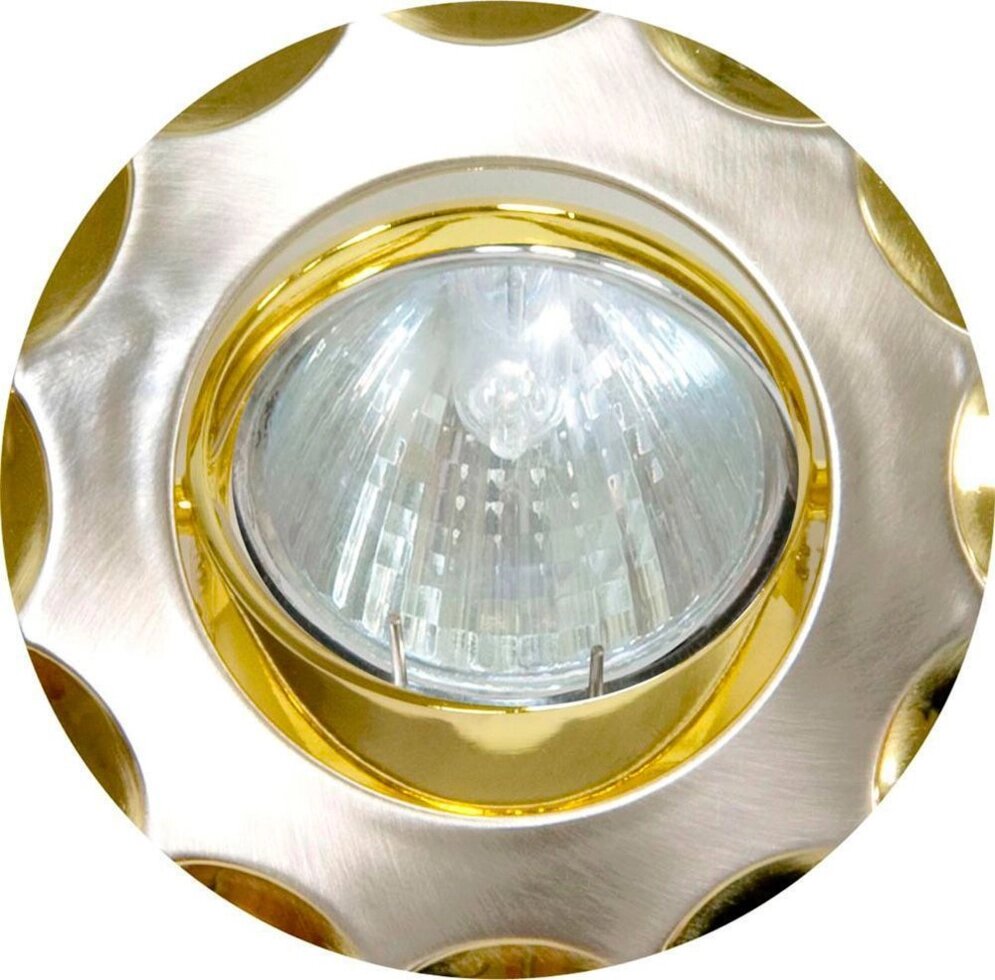 Светильник потолочный 703 MR16 G5.3 35W титан-золото Titan-Gold поворотный Feron 15171 от компании ИП Набока В.М. - фото 1