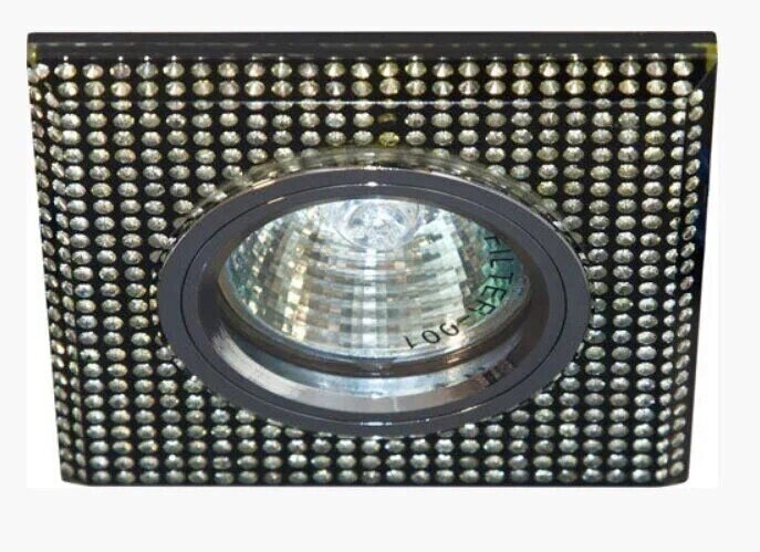 Светильник потолочный 8119-2 MR16 G5.3 черный-серебро серебро Feron 28307 от компании ИП Набока В.М. - фото 1