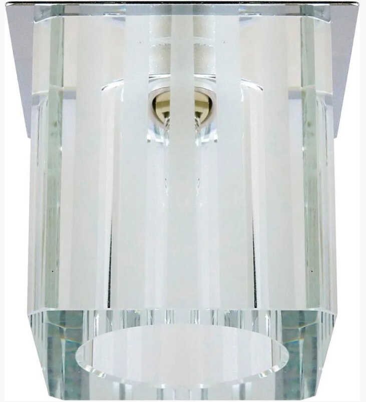 Светильник потолочный DL169 JCD9 35W G9 прозрачный хром с лампой Feron 19189 от компании Уютель - фото 1