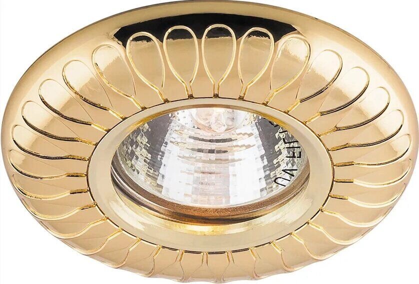 Светильник потолочный DL6047 MR16 G5.3 золото Feron 28959 от компании ИП Набока В.М. - фото 1