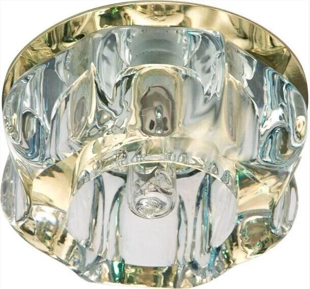Светильник потолочный JD159 JCD9 35W G9 прозрачный золото Feron 18905 ##от компании## Уютель - ##фото## 1