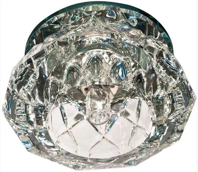 Светильник потолочный JD71 JCD9 35W G9 прозрачный хром Feron 18959 ##от компании## Уютель - ##фото## 1