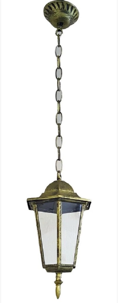 Светильник садово-парковый подвесной 6105 Бремен черное золото от компании Уютель - фото 1