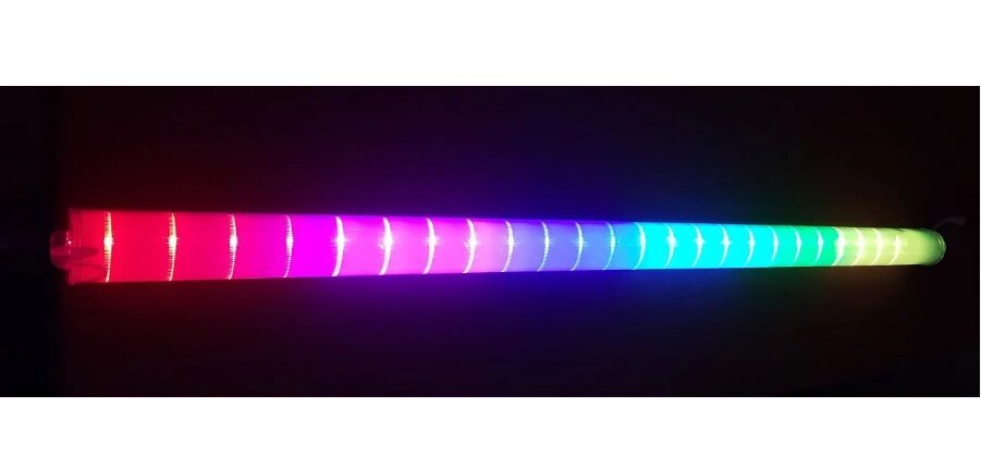 Светильник светодиодный для украшения фасадов мультицвет Tube 8W RGB 1 метр от компании ИП Набока В.М. - фото 1