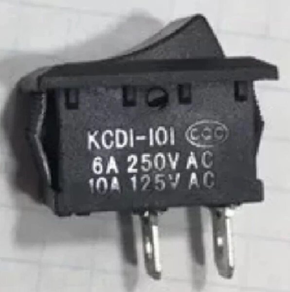 Выключатель для настольной лампы UT-203B/123 черный от компании ИП Набока В.М. - фото 1