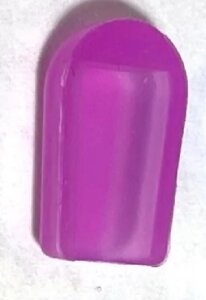 Заглушка 8х16мм фиолетовый для неона силикон